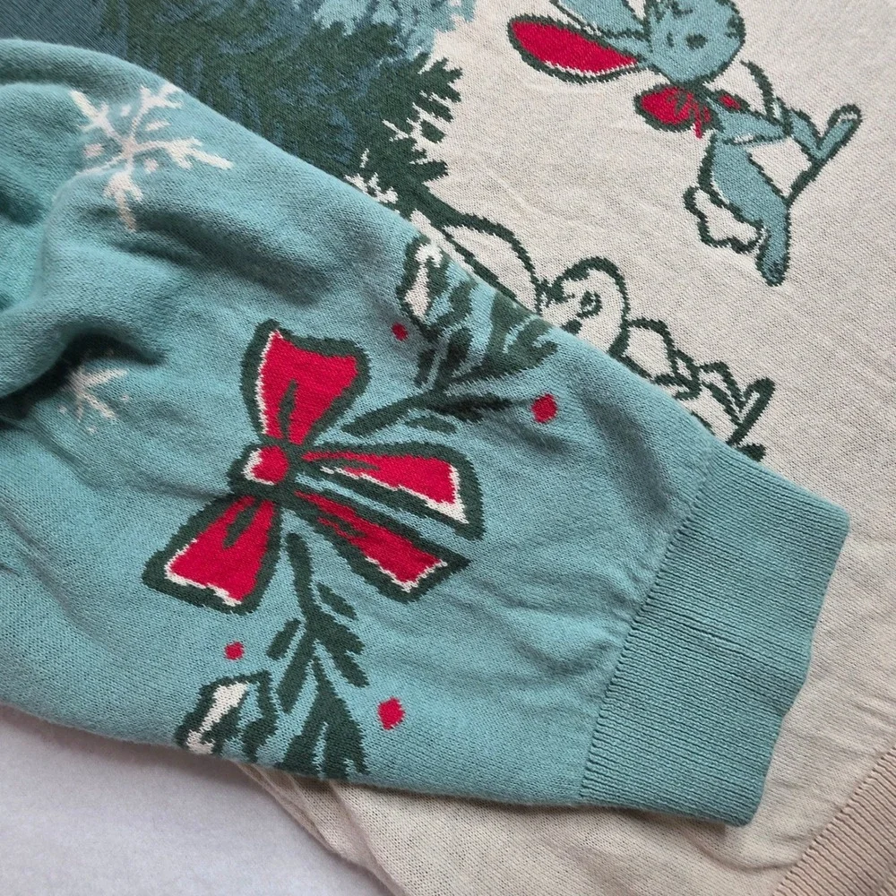 Disney World Christmas Mickey Mouse Spirit Jersey Sweater Green XXL Holiday